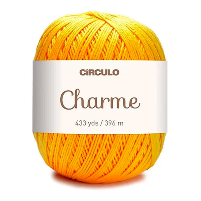 Círculo Charme, 100% Mercerized Cotton, 150g, 378 Tex, 396 Meters, 1 Roll