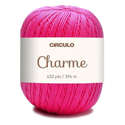 Círculo Charme, 100% Mercerized Cotton, 150g, 378 Tex, 396 Meters, 1 Roll,    6-Pack