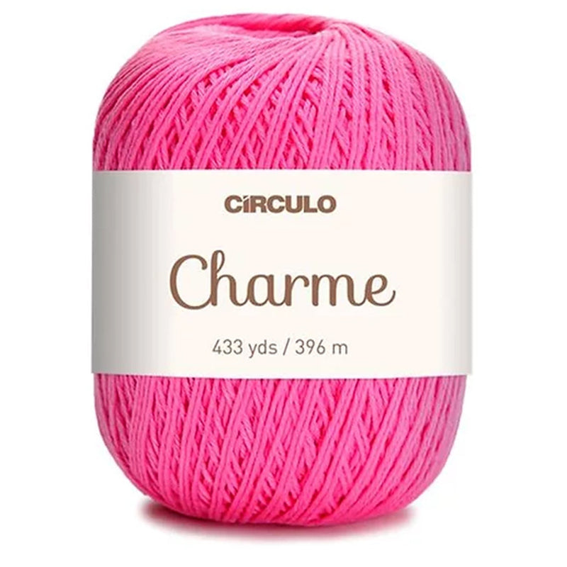 Círculo Charme, 100% Mercerized Cotton, 150g, 378 Tex, 396 Meters, 1 Roll