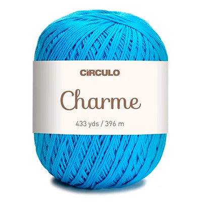 Círculo Charme, 100% Mercerized Cotton, 150g, 378 Tex, 396 Meters, 1 Roll