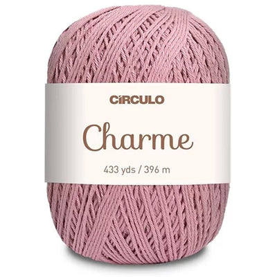 Círculo Charme, 100% Mercerized Cotton, 150g, 378 Tex, 396 Meters, 1 Roll