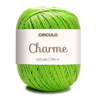 Círculo Charme, 100% Mercerized Cotton, 150g, 378 Tex, 396 Meters, 1 Roll