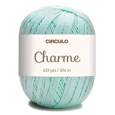 Círculo Charme, 100% Mercerized Cotton, 150g, 378 Tex, 396 Meters, 1 Roll