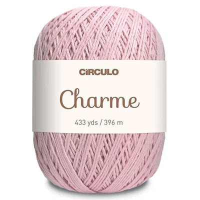 Círculo Charme, 100% Mercerized Cotton, 150g, 378 Tex, 396 Meters, 1 Roll,    6-Pack