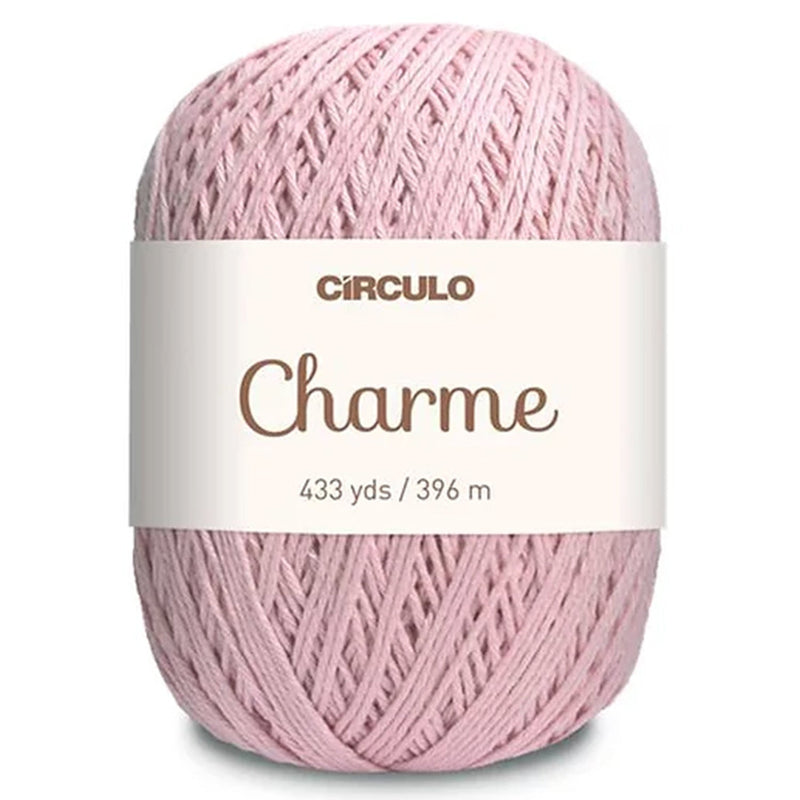 Círculo Charme, 100% Mercerized Cotton, 150g, 378 Tex, 396 Meters, 1 Roll,    6-Pack