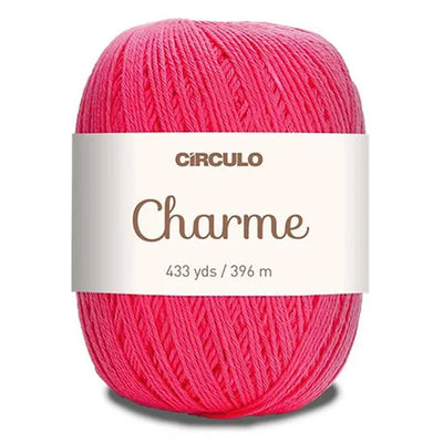 Círculo Charme, 100% Mercerized Cotton, 150g, 378 Tex, 396 Meters, 1 Roll