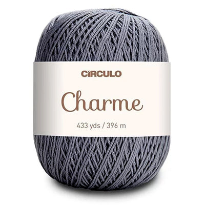 Círculo Charme, 100% Mercerized Cotton, 150g, 378 Tex, 396 Meters, 1 Roll,    6-Pack