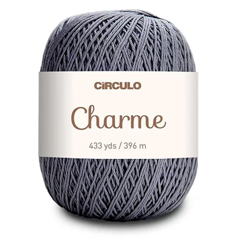 Círculo Charme, 100% Mercerized Cotton, 150g, 378 Tex, 396 Meters, 1 Roll