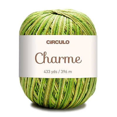 Círculo Charme, 100% Mercerized Cotton, 150g, 378 Tex, 396 Meters, 1 Roll