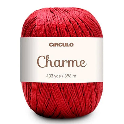 Círculo Charme, 100% Mercerized Cotton, 150g, 378 Tex, 396 Meters, 1 Roll,    6-Pack