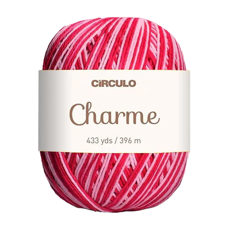 Círculo Charme, 100% Mercerized Cotton, 150g, 378 Tex, 396 Meters, 1 Roll