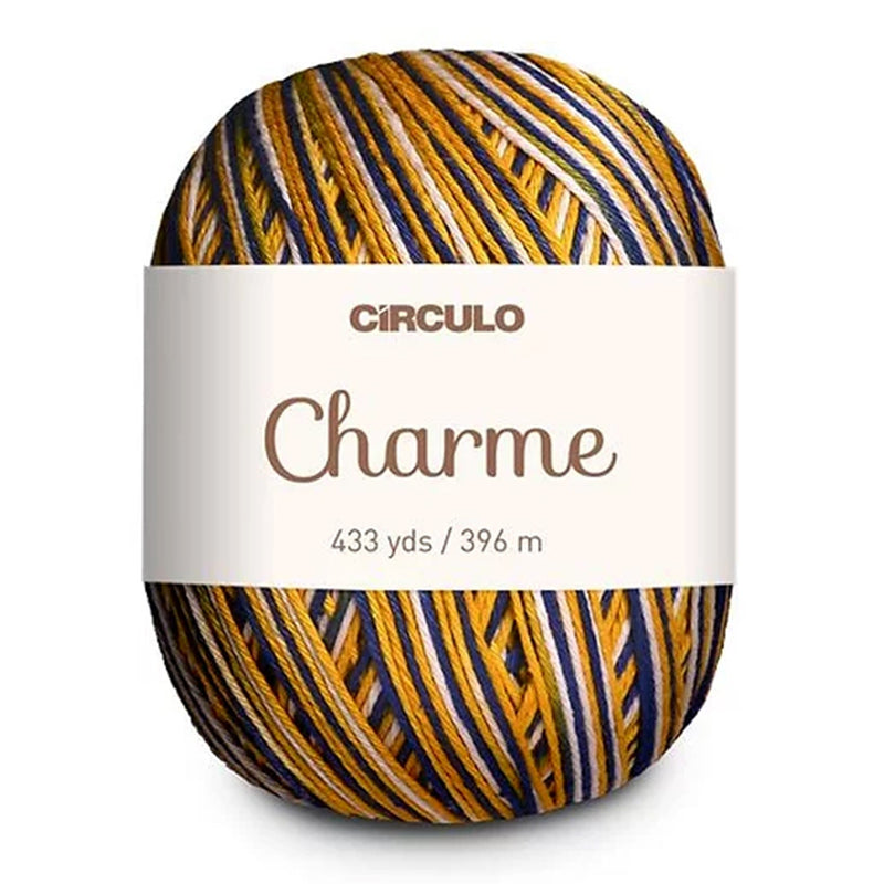 Círculo Charme, 100% Mercerized Cotton, 150g, 378 Tex, 396 Meters, 1 Roll