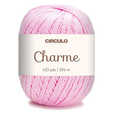 Círculo Charme, 100% Mercerized Cotton, 150g, 378 Tex, 396 Meters, 1 Roll,    6-Pack