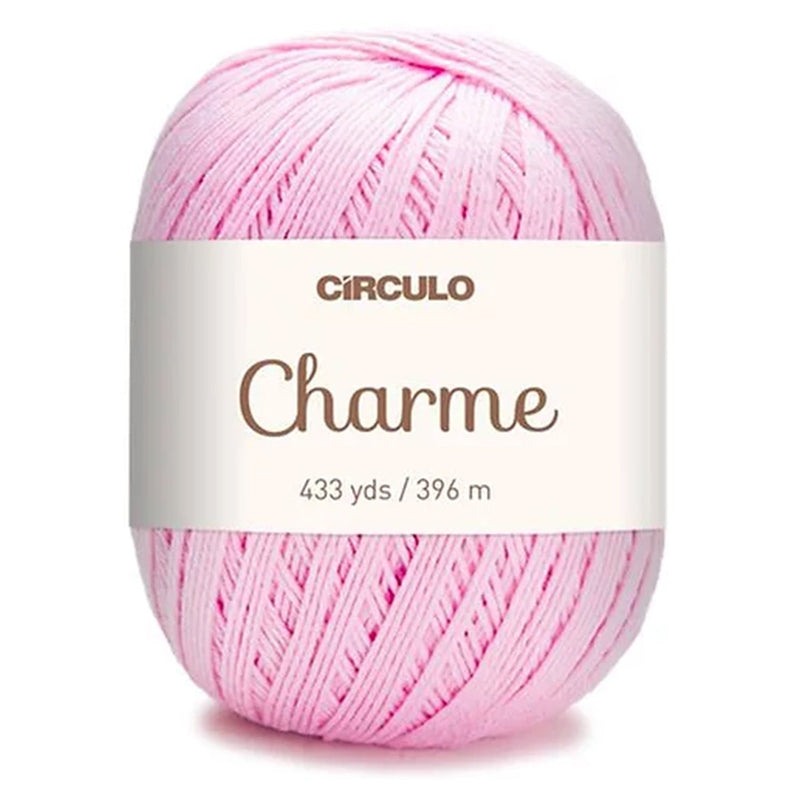 Círculo Charme, 100% Mercerized Cotton, 150g, 378 Tex, 396 Meters, 1 Roll