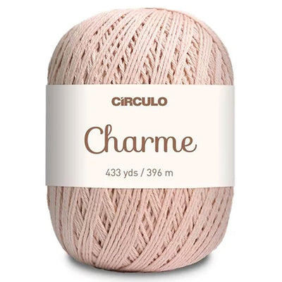 Círculo Charme, 100% Mercerized Cotton, 150g, 378 Tex, 396 Meters, 1 Roll