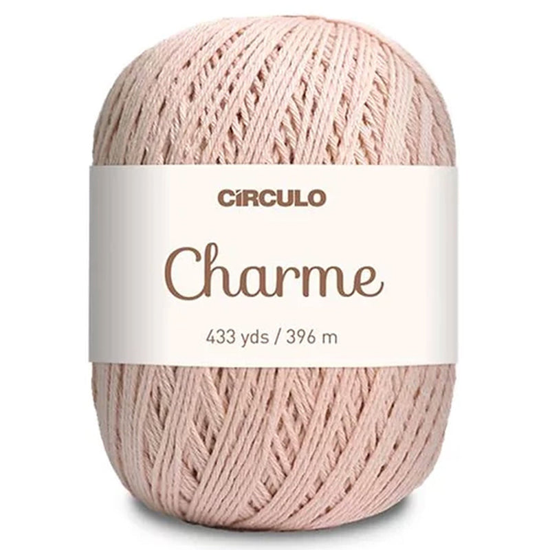 Círculo Charme, 100% Mercerized Cotton, 150g, 378 Tex, 396 Meters, 1 Roll