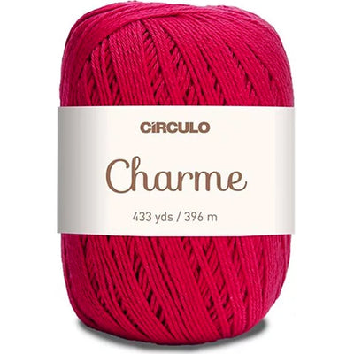 Círculo Charme, 100% Mercerized Cotton, 150g, 378 Tex, 396 Meters, 1 Roll