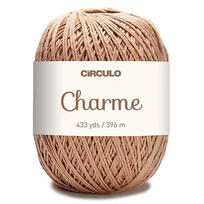 Círculo Charme, 100% Mercerized Cotton, 150g, 378 Tex, 396 Meters, 1 Roll