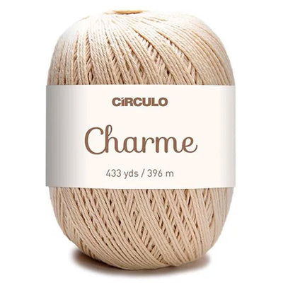 Círculo Charme, 100% Mercerized Cotton, 150g, 378 Tex, 396 Meters, 1 Roll,    6-Pack