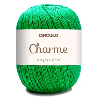 Círculo Charme, 100% Mercerized Cotton, 150g, 378 Tex, 396 Meters, 1 Roll