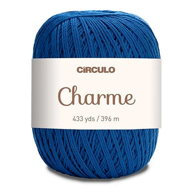 Círculo Charme, 100% Mercerized Cotton, 150g, 378 Tex, 396 Meters, 1 Roll