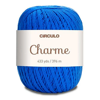 Círculo Charme, 100% Mercerized Cotton, 150g, 378 Tex, 396 Meters, 1 Roll