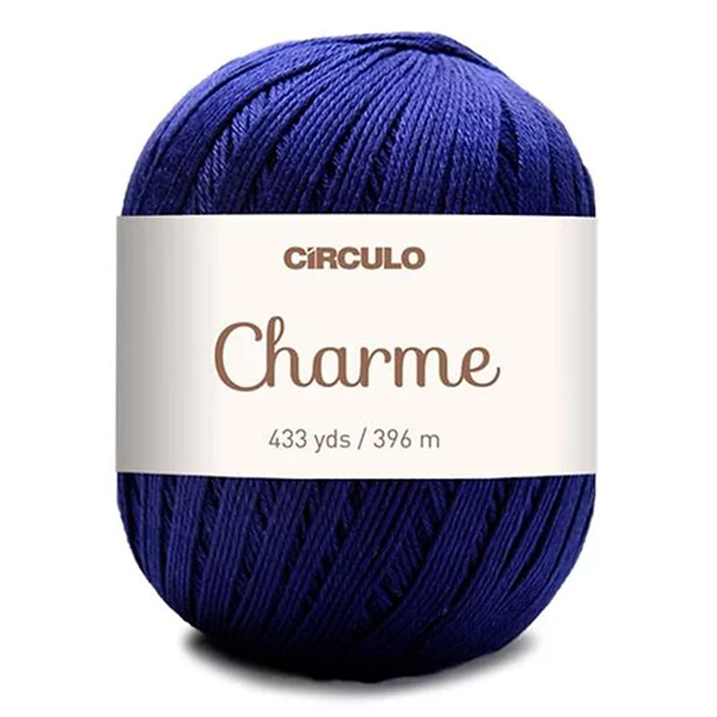 Círculo Charme, 100% Mercerized Cotton, 150g, 378 Tex, 396 Meters, 1 Roll