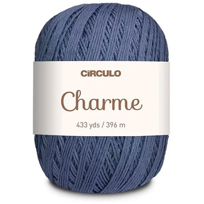 Círculo Charme, 100% Mercerized Cotton, 150g, 378 Tex, 396 Meters, 1 Roll