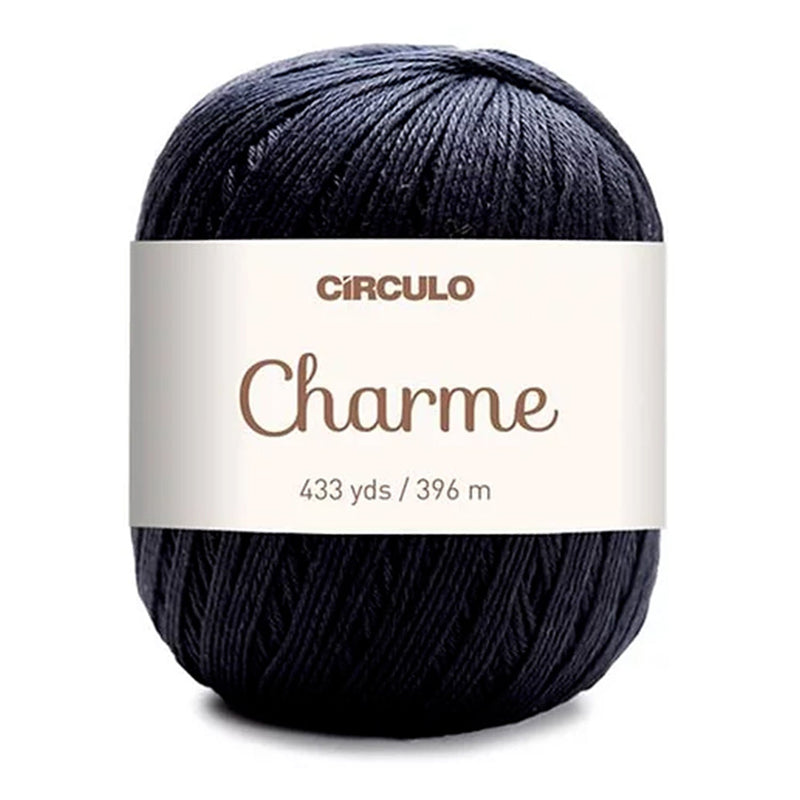 Círculo Charme, 100% Mercerized Cotton, 150g, 378 Tex, 396 Meters, 1 Roll,    6-Pack