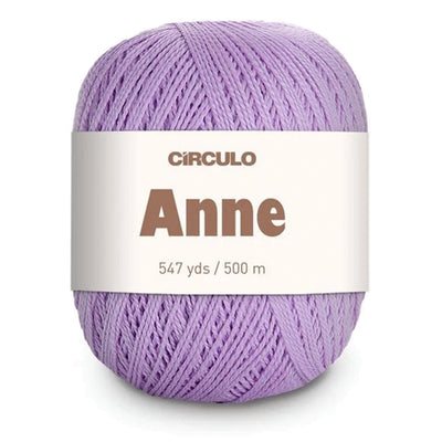 Círculo Anne, 100% Mercerized Cotton Yarn, 295 Tex , 500 Meters, 6-Pack