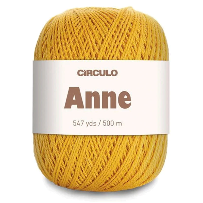 Círculo Anne, 100% Mercerized Cotton Yarn, 295 Tex , 500 Meters