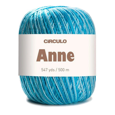 Círculo Anne, 100% Mercerized Cotton Yarn, 295 Tex , 500 Meters