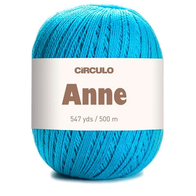 Círculo Anne, 100% Mercerized Cotton Yarn, 295 Tex , 500 Meters, 6-Pack