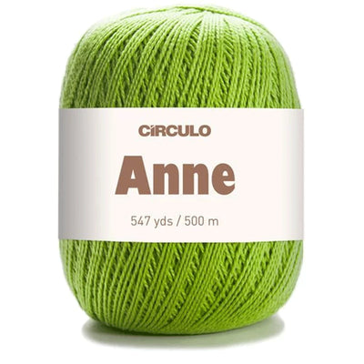 Círculo Anne, 100% Mercerized Cotton Yarn, 295 Tex , 500 Meters, 6-Pack