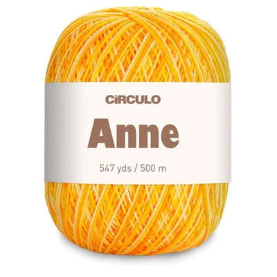 Círculo Anne, 100% Mercerized Cotton Yarn, 295 Tex , 500 Meters