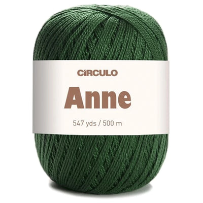 Círculo Anne, 100% Mercerized Cotton Yarn, 295 Tex , 500 Meters, 6-Pack