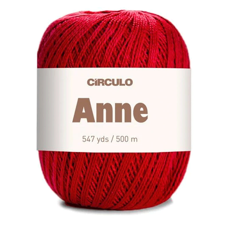 Círculo Anne, 100% Mercerized Cotton Yarn, 295 Tex , 500 Meters