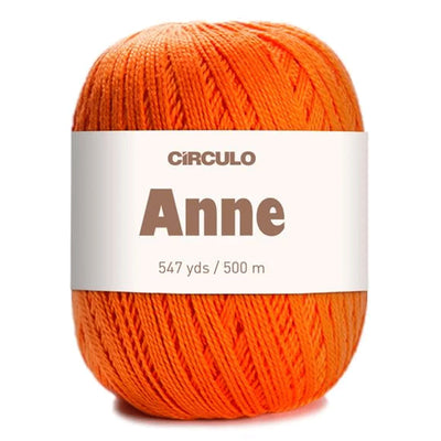 Círculo Anne, 100% Mercerized Cotton Yarn, 295 Tex , 500 Meters, 6-Pack