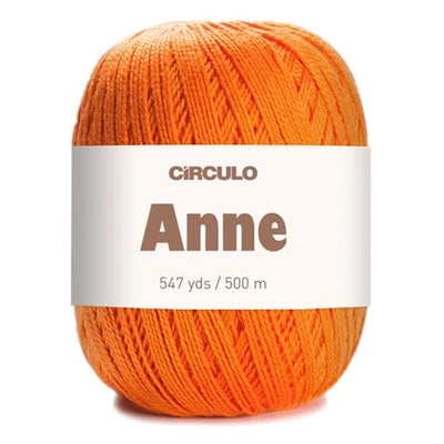 Círculo Anne, 100% Mercerized Cotton Yarn, 295 Tex , 500 Meters, 6-Pack