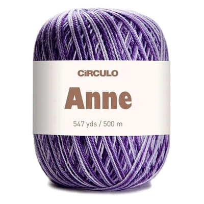 Círculo Anne, 100% Mercerized Cotton Yarn, 295 Tex , 500 Meters