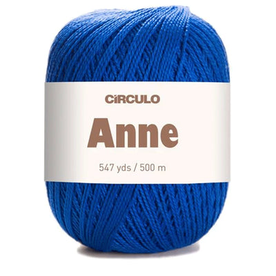 Círculo Anne, 100% Mercerized Cotton Yarn, 295 Tex , 500 Meters, 6-Pack