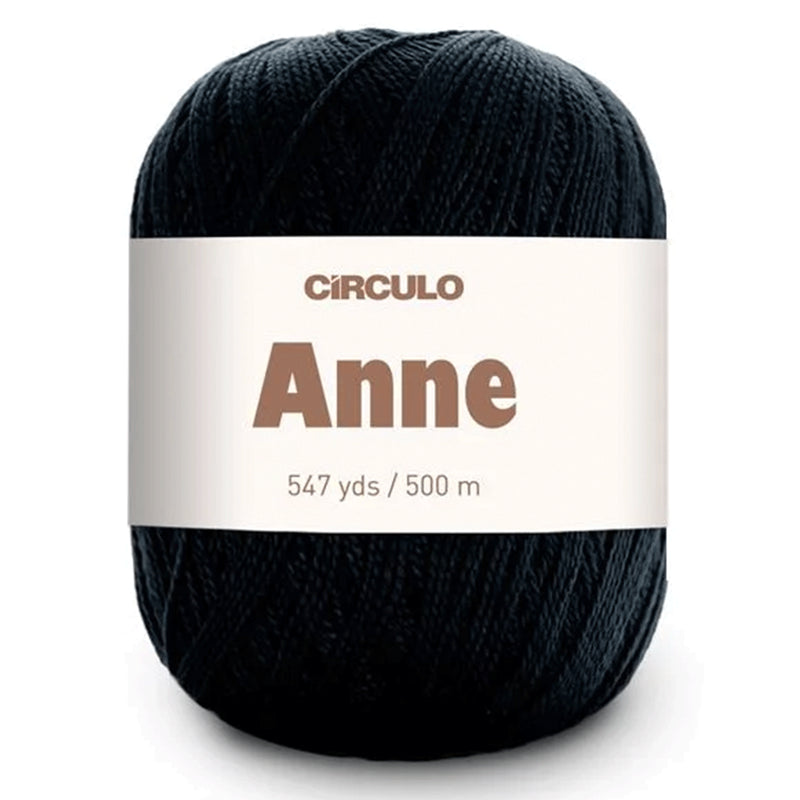 Círculo Anne, 100% Mercerized Cotton Yarn, 295 Tex , 500 Meters