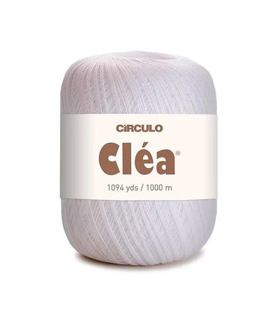 Círculo Cléa, 100% Mercerized Cotton Yarn, 151g, 1000 Meters, 151 Tex, 1 Roll