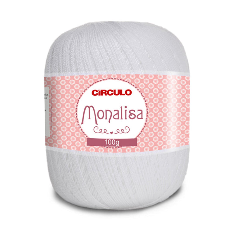 Círculo Monalisa, 100% Acrylic Yarn, 100g, 190.3 Tex, 525 Meters, Variety Colors, 1 Roll, 6-Pack