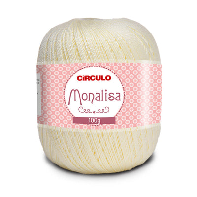 Círculo Monalisa, 100% Acrylic Yarn, 100g, 190.3 Tex, 525 Meters, Variety Colors, 1 Roll, 6-Pack