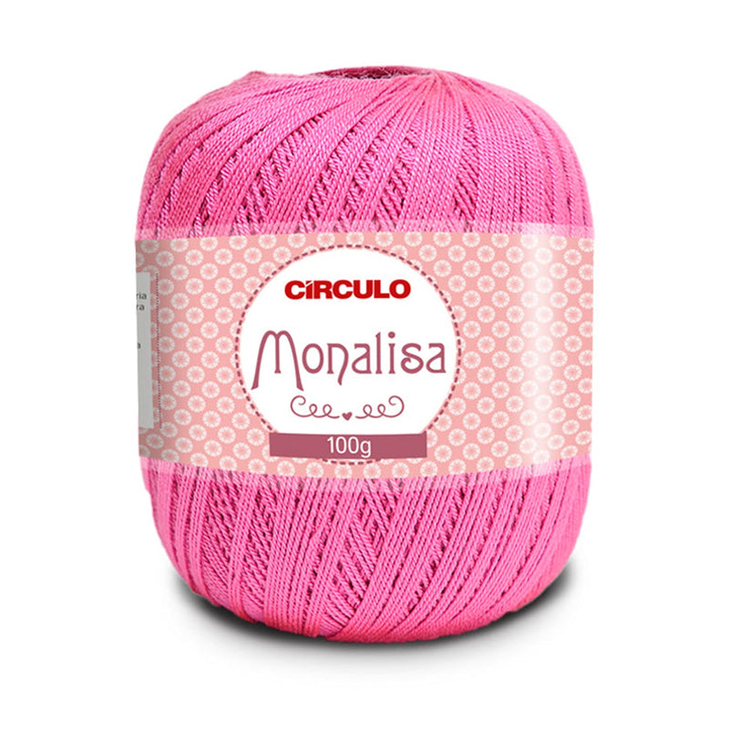 Círculo Monalisa, 100% Acrylic Yarn, 100g, 190.3 Tex, 525 Meters, Variety Colors, 1 Roll, 6-Pack