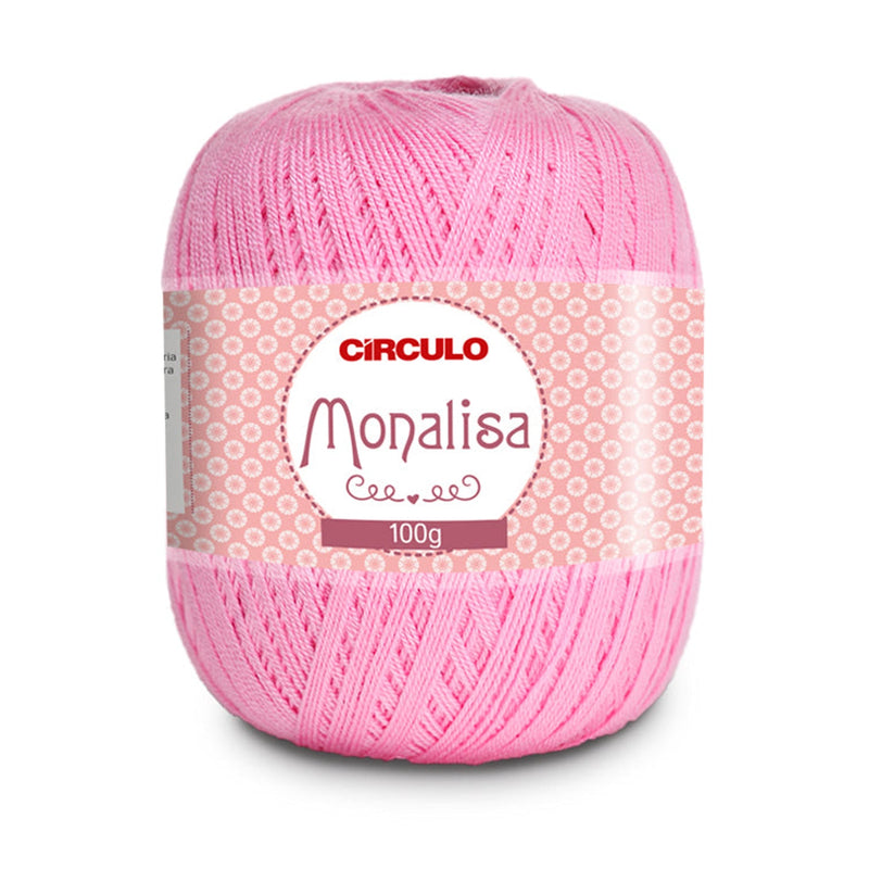 Círculo Monalisa, 100% Acrylic Yarn, 100g, 190.3 Tex, 525 Meters, Variety Colors, 1 Roll
