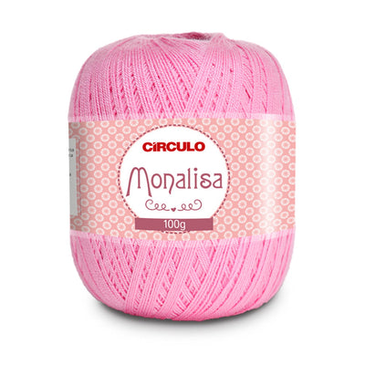 Círculo Monalisa, 100% Acrylic Yarn, 100g, 190.3 Tex, 525 Meters, Variety Colors, 1 Roll, 6-Pack