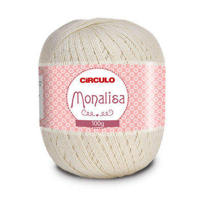 Círculo Monalisa, 100% Acrylic Yarn, 100g, 190.3 Tex, 525 Meters, Variety Colors, 1 Roll, 6-Pack