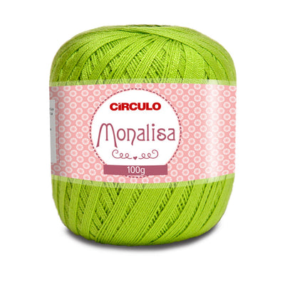 Círculo Monalisa, 100% Acrylic Yarn, 100g, 190.3 Tex, 525 Meters, Variety Colors, 1 Roll, 6-Pack